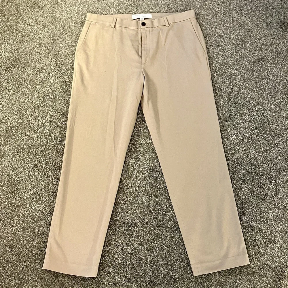 Banana Republic‎ Slim Fit Chinos Khaki Traveler Pants Men's 36x30 Stretch
